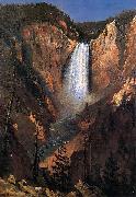 Albert Bierstadt Yellowstone Falls Germany oil painting artist